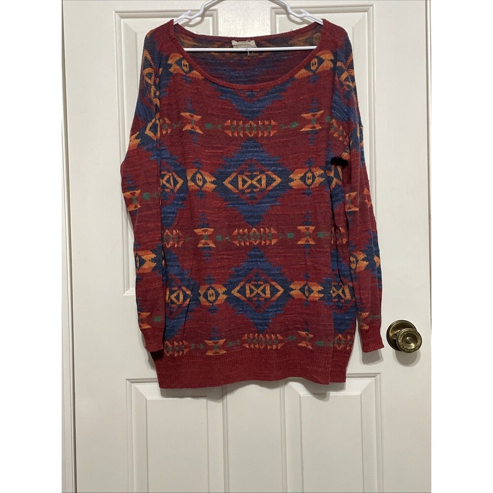 Ralph Lauren Denim & Supply Aztec Sweater Southwest Pullover Women's Medium